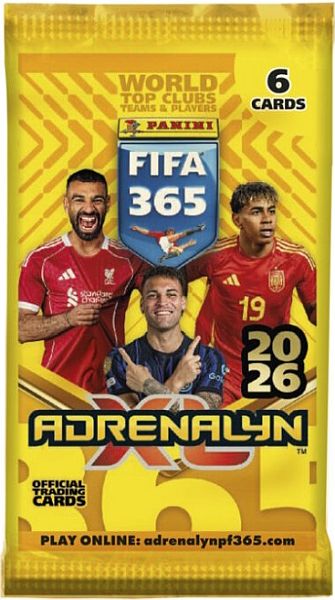 Panini Adrenalyn  : Fifa 365 2026 Flow Pack Booster Pakke Booster Pack