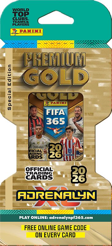 Panini Adrenalyn  : Fifa 365 2026 Special Edition Premium Gold Blister Pakke Booster Pack