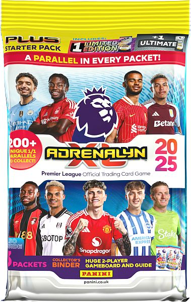 Panini Adrenalyn : Premier League 2024 2025 Plus Starters 195 166 Mappe Booster Packs Limited Edition Ultimate