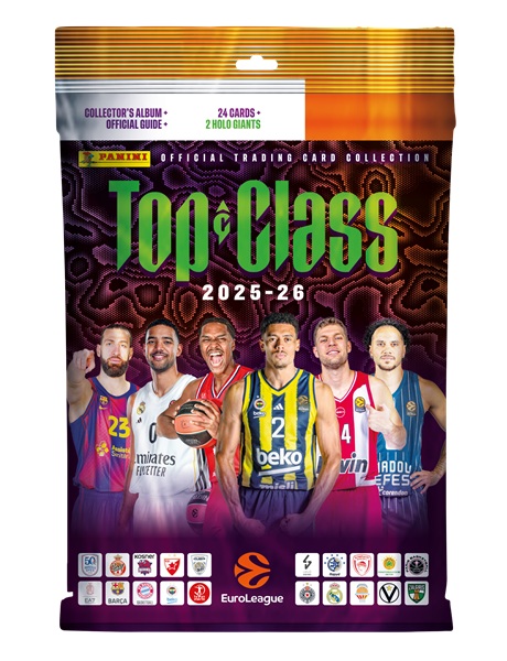 Panini Basketball Top Class: Euroleague 2025-26 Starters 195 166   Mappe    Holo Giants     Boosters