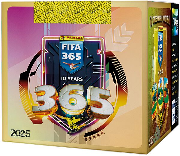 Panini Fodbold-stickers Klisterm 195 166 Rker: Fifa 365 2025 Booster Display   Box Med 50 Pakker