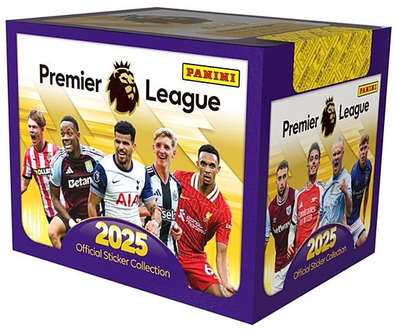 Panini Fodbold-stickers Klisterm 195 166 Rker: Premier League 2025 Booster Display  50 Pakker