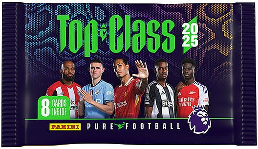Panini Football Top Class: Premier League 2025 Booster Pakke Booster Pack