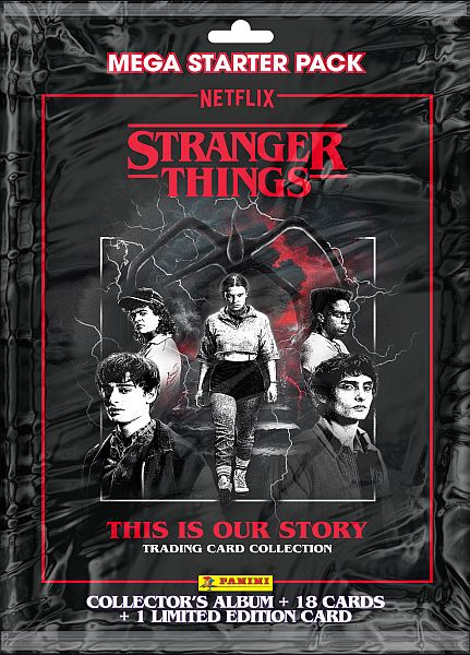 Panini Stranger Things Trading Cards This Our Story 2025 Starter Set Mappe Booster Packs Limited Edition