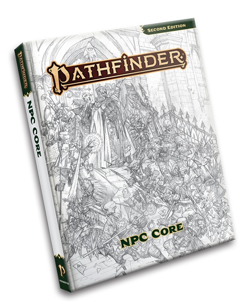 Pathfinder   2e  Grundbog Npc Core  Sketch Edition   Pzo12007sk