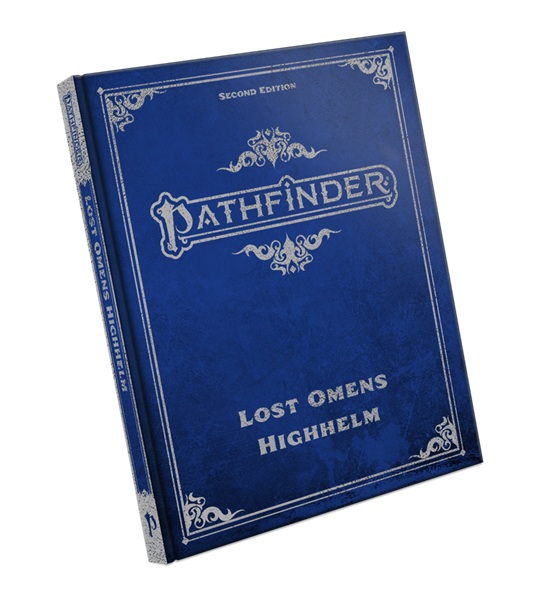 Pathfinder   2e  Supplement Lost Omens: Highhelm  Special Edition   Pzo9316se