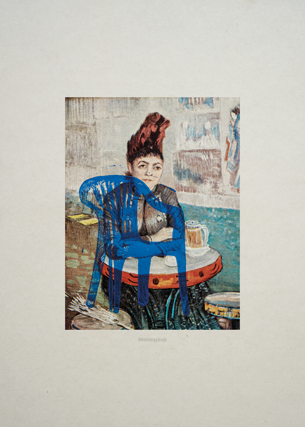Unikt Kunsttryk "Pause" fra Maladroit til Dit Hjem