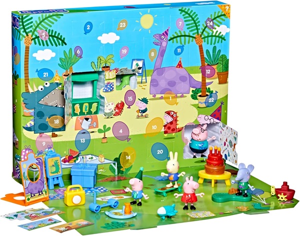 Peppa Pig George Party: Holiday Calendar 2025 Adventskalender Julekalender