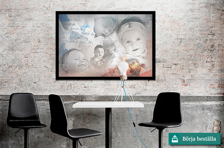 Personlig Fotocollage fra Illux – Unik gave til minder!