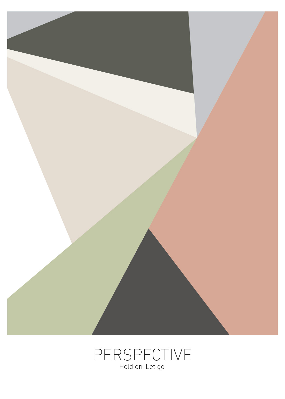 Moderne Perspektiv Kunstplakat af Rikke Axelsen - Illux.dk