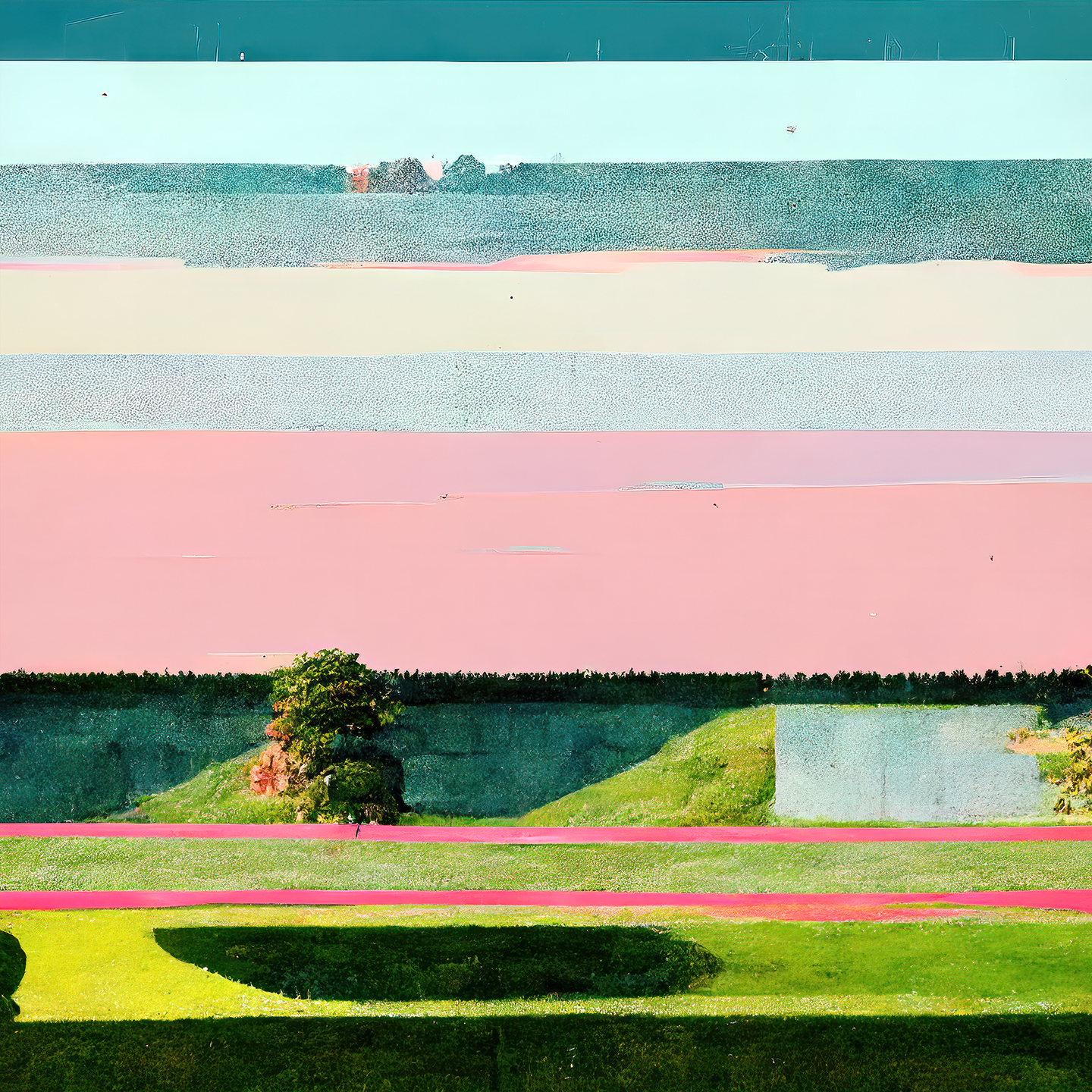 Rosa Sommer Kunsttryk - Forvandl dit hjem med Yoma!