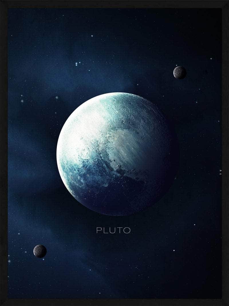 Pluto Plakat – Mystisk Univers til Dit Hjem