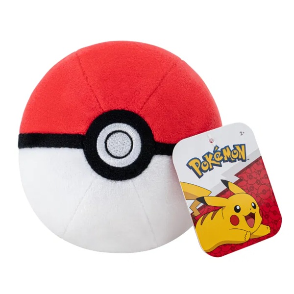 Pok 195 169 Mon: Pokeball Poke Ball Plush Bamse 10cm