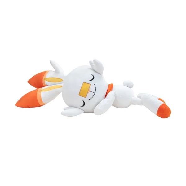 Pok 195 169 Mon: Scorbunny Sleeping Plush Bamse