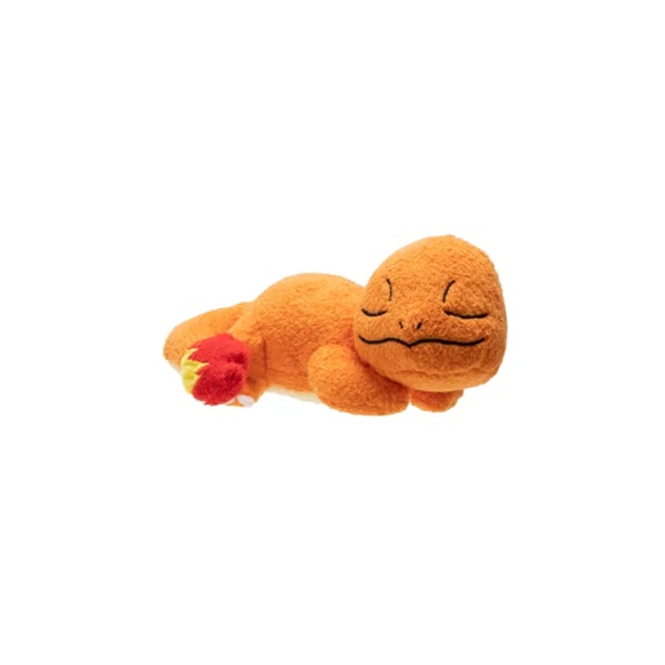 Pok 195 169 Mon Sleeping Charmander Plush Bamse 12cm