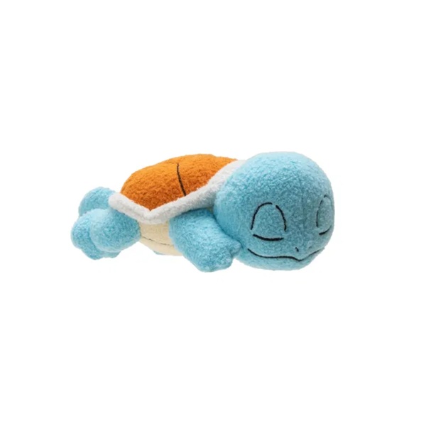 Pok 195 169 Mon Sleeping Squirtle Plush Bamse 12cm