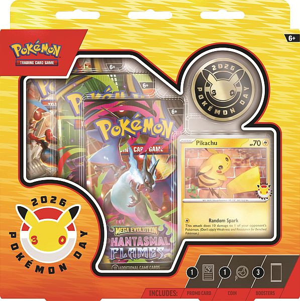 Pokemon Blister Pack Pokemon Day 2026 Collection Blister: Pikachu Boosters