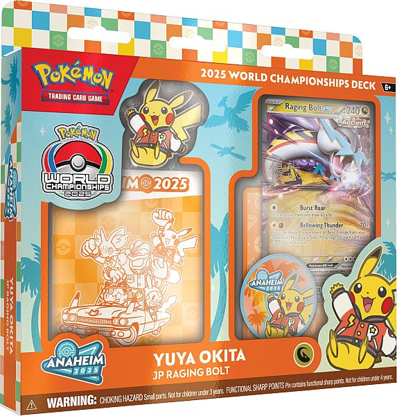 Pokemon Deck 2025 World Championship Wcd Yuya Okita: Raging Bolt