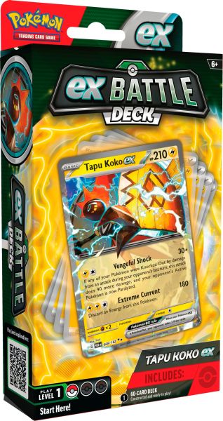 Pokemon Battle Deck: Tapu Koko Ex 2024 - Fantastisk tilbud!