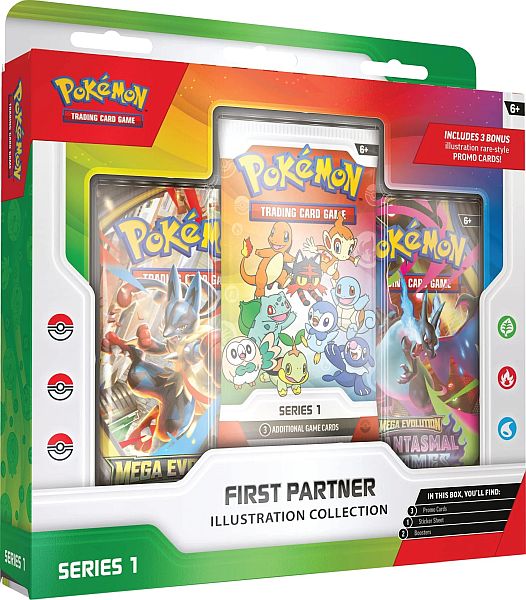 Pokemon First Partner Illustration Collection: Series Boosters 30th Anniversary
