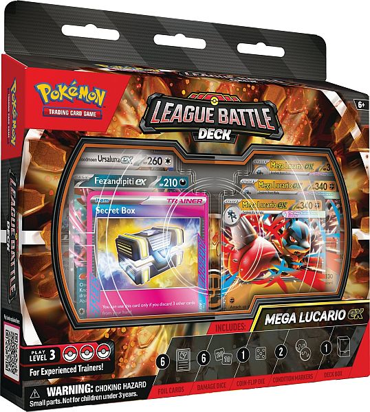 Pokemon League Battle Deck: Mega Lucario 2026