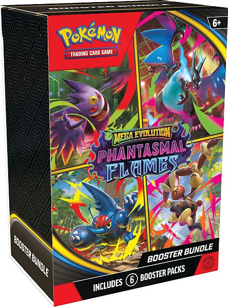 Pokemon Me02 Phantasmal Flames Booster Pack Bundle