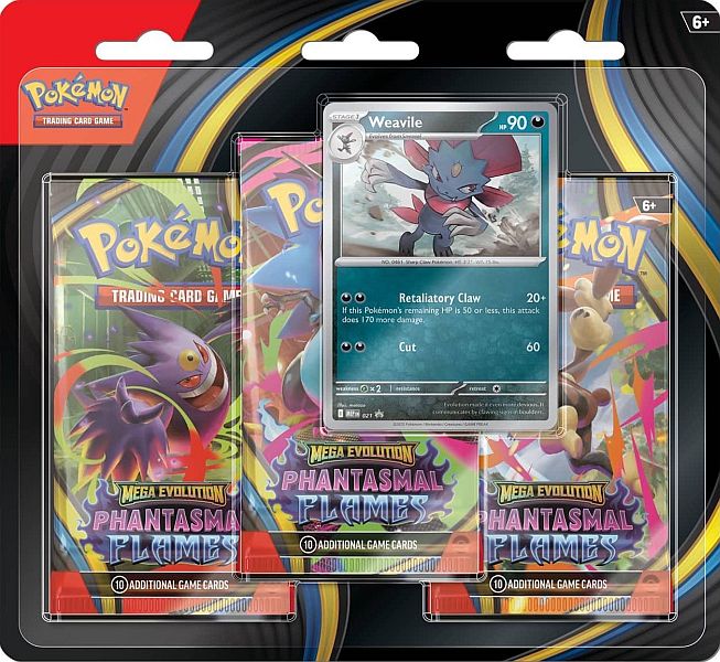 Pokemon Me02: Phantasmal Flames  -pack Blister: Weavile