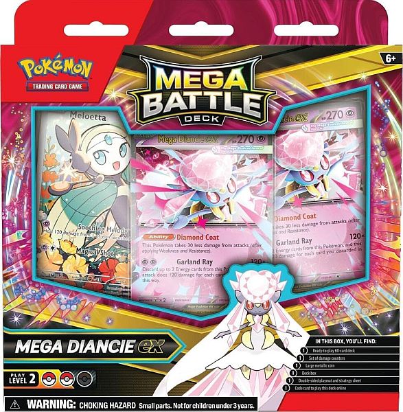 Pokemon Mega Battle Deck: Mega Diancie 2025