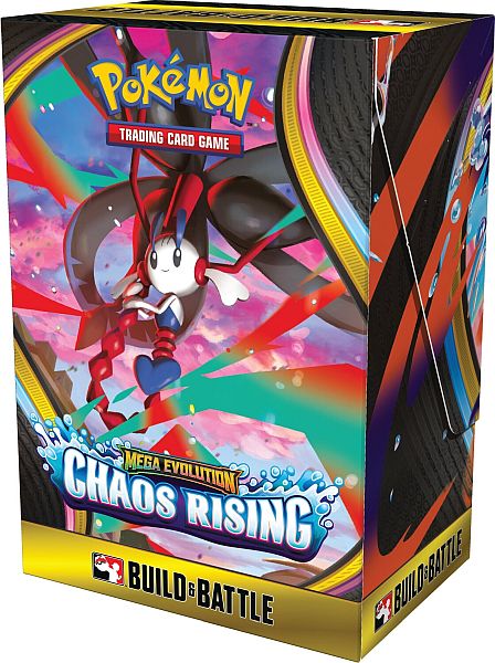 Pokemon Mega Evolution: Chaos Rising Build   Battle Kit  Prerelease Box  Promokort    Boosters   Mere