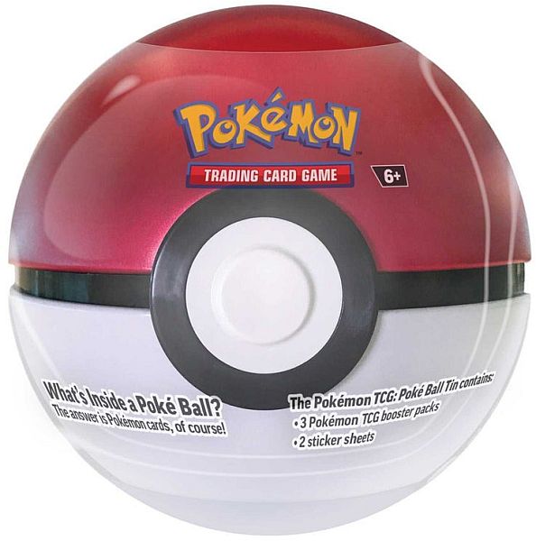 Pokemon Pokeball Tin 2025 Boosters Stickers