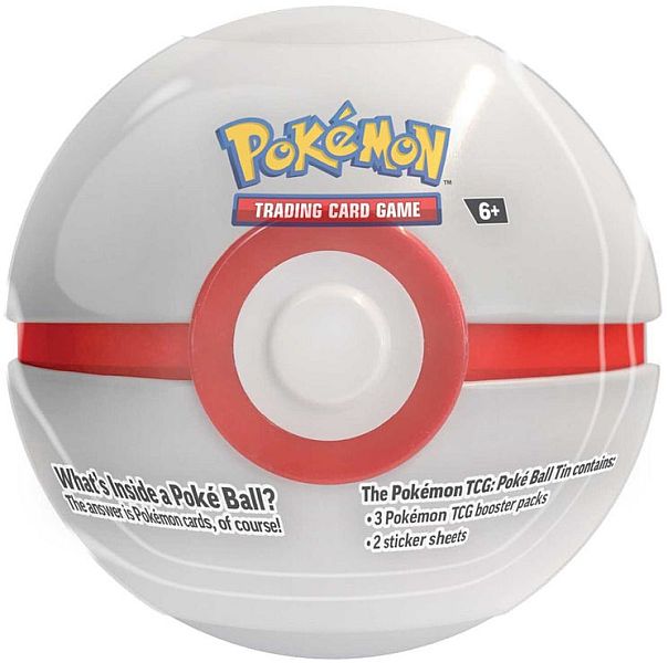 Pokemon Premier Ball Tin 2025 Boosters Stickers