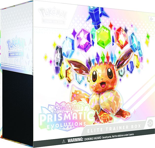 Pokemon Prismatic Evolutions Elite Trainer Box Eevee
