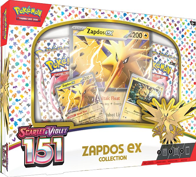 Pokemon Scarlet   Violet: 151   Box: Zapdos   Collection    Boosters