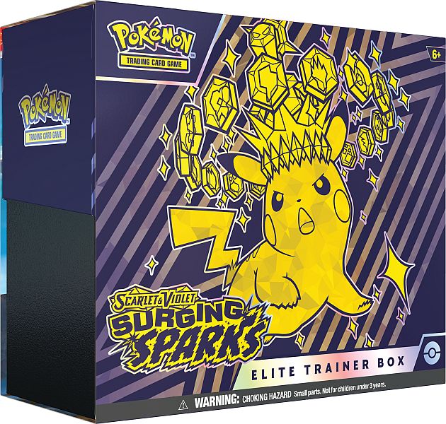 Pokemon Scarlet Violet Surging Sparks: Elite Trainer Box