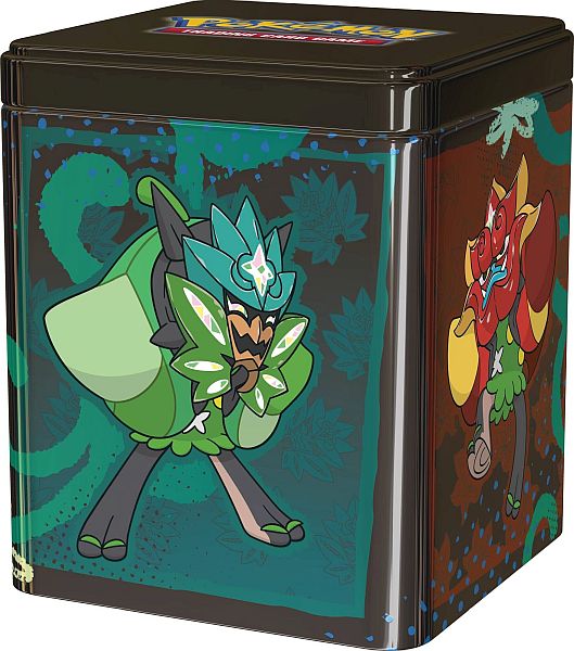 Pokemon Tin Kasse 2025 Stacking Tin Wave : Ogerpon Stackable Collector Tin Box Boosters