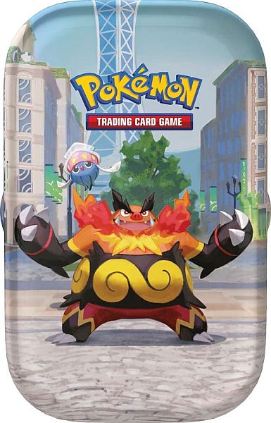 Pokemon Tin Kasse 2026 Summer Lumiose City Mini Tin: Emboar    Boosters   Klisterm 195 166 Rker