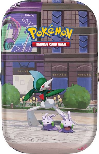 Pokemon Tin Kasse 2026 Summer Lumiose City Mini Tin: Gallade    Boosters   Klisterm 195 166 Rker