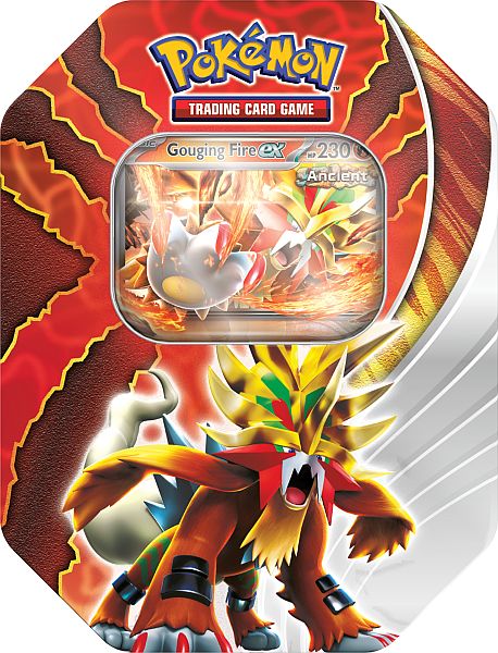 Pokémon Tin Kasse 2024: Gouging Fire - Ancient Entei Collector