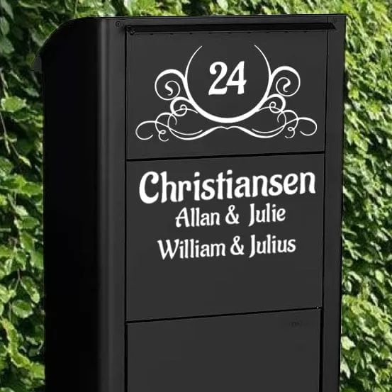 Personlig Wallsticker til Postkasse – Gør Den Unik!