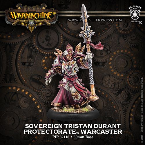 Protectorate: Sovereign Tristan Durant  226 128 147  Warcaster     Pip 32118