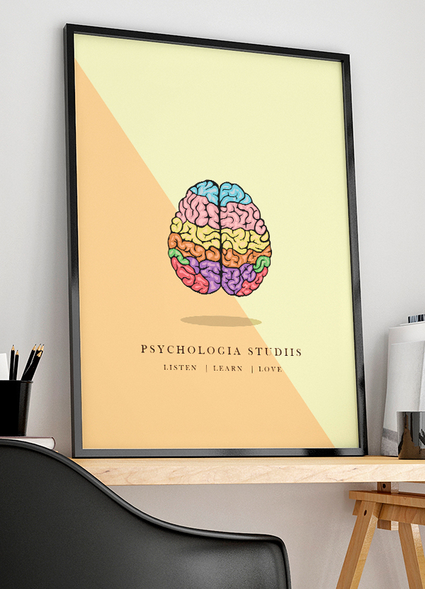 Psykologi Plakat - Inspirerende Design til Studerende A4