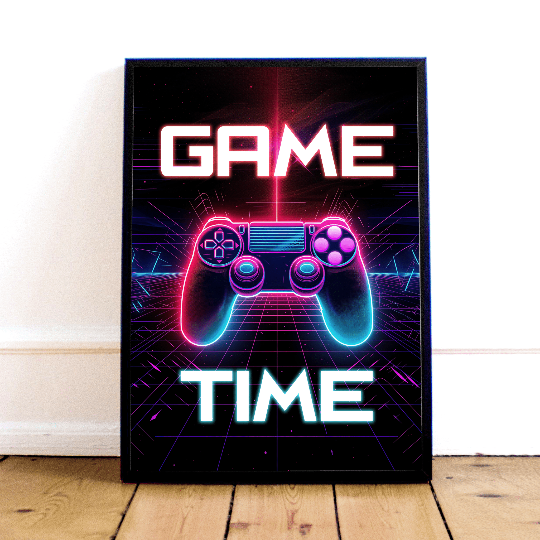 Spil Tid Plakat – Forvandl dit gaming-rum med stil!