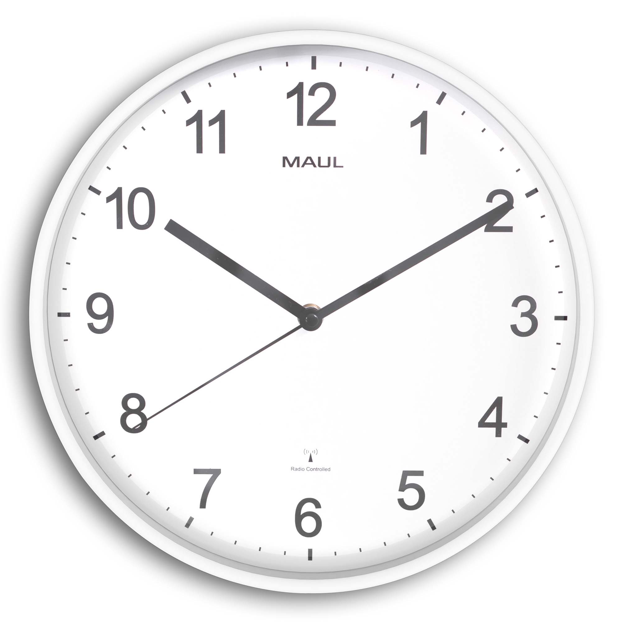 Radiostyret Vægur Hvid Maulsprint ø30