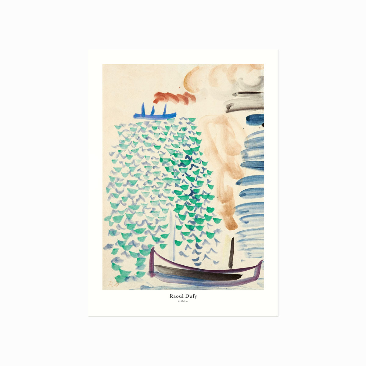 Raoul Dufy    Bateau