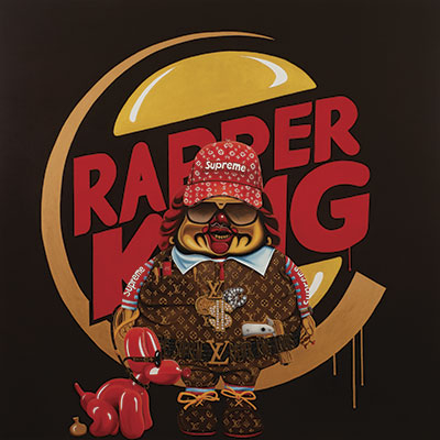 Rapperkinglouis Pop Art Plakat – Unik Kunst til Dit Rum