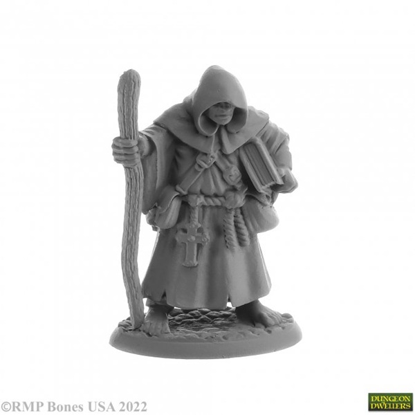 Reaper Bones Usa Dungeon Dwellers: Brother Hammond  Traveling Monk Plastic Miniature