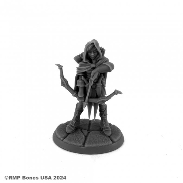 Reaper Bones Usa Dungeon Dwellers: Daehana Drithirien  Elf Fighter Plastic Miniature