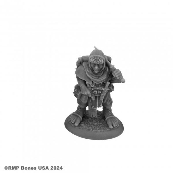 Reaper Bones Usa Dungeon Dwellers: Dodger Barncock  Halfling Rogue Plastic Miniature
