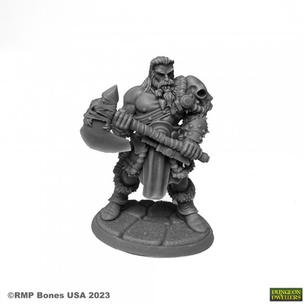 Reaper Bones Usa Dungeon Dwellers: Kreed Bloodbeard Plastic Miniature
