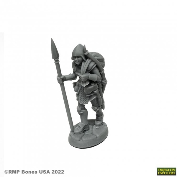 Reaper Bones Usa Dungeon Dwellers: Marina Overladen Henchwoman Plastic Miniature